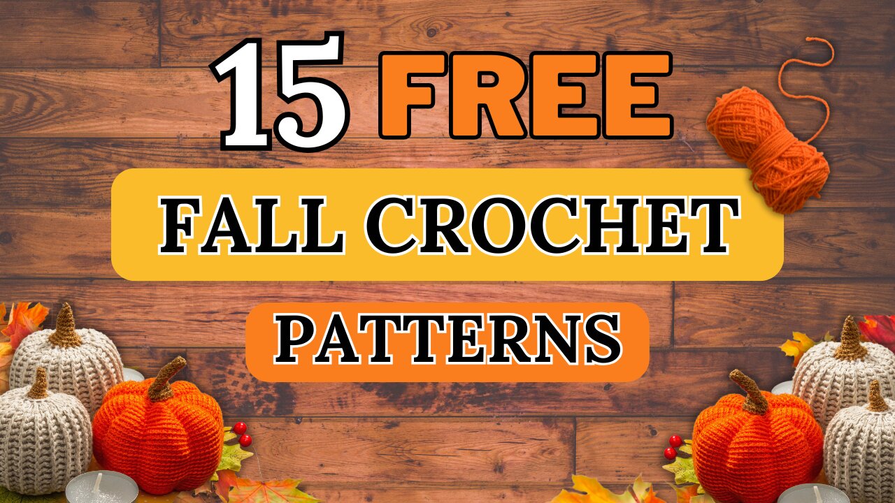 Cozy Creations! 15 FREE Fall Crochet Patterns