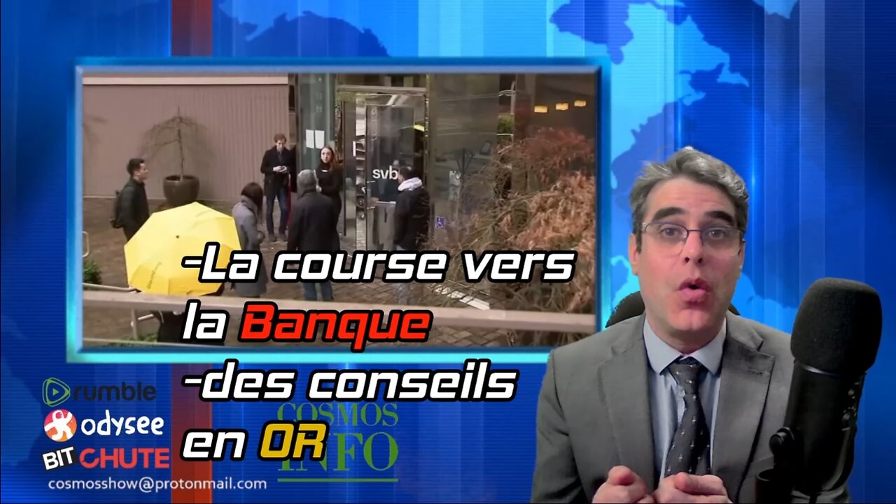 La course vers la banque, des conseils en OR, Cosmos Show