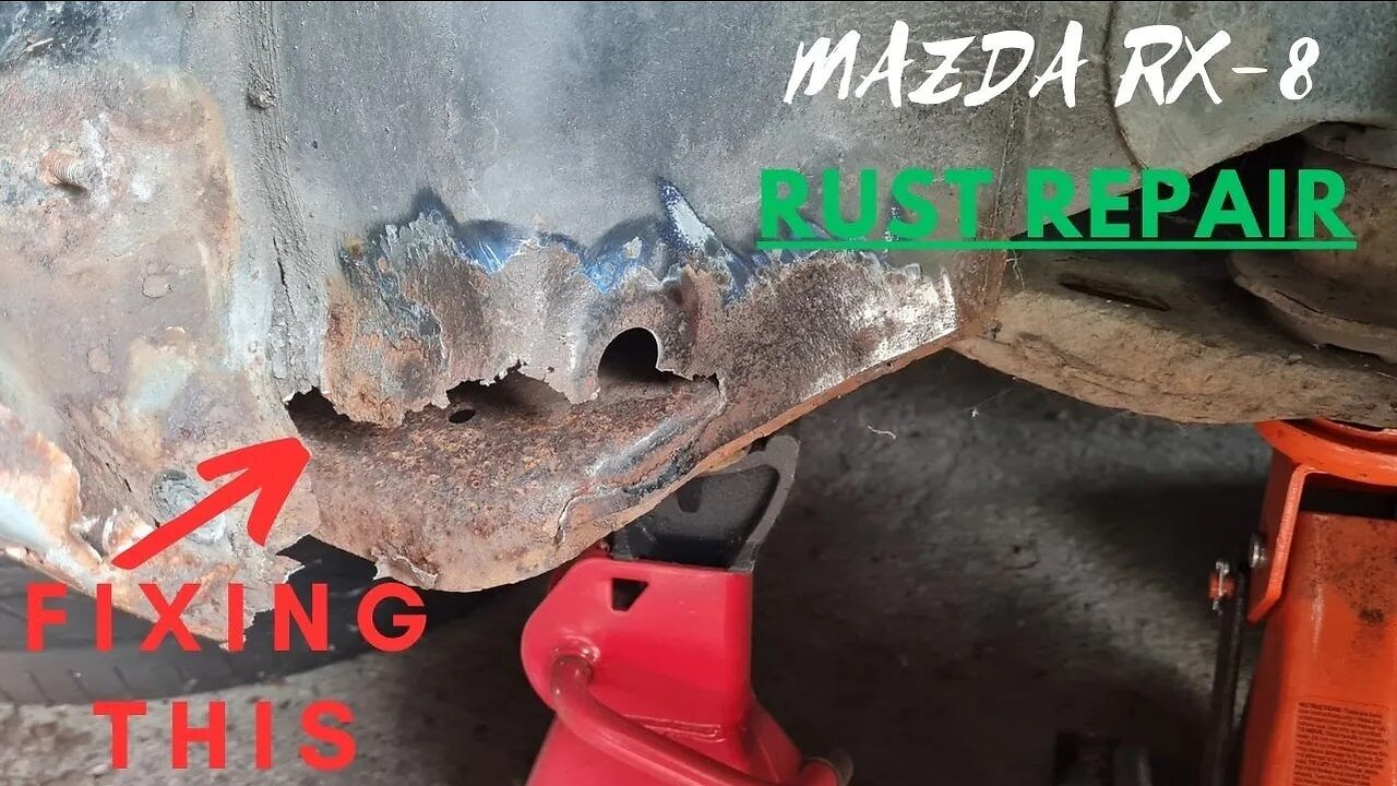 Restoring a rusty 2004 Mazda RX-8 part 2 - welding the inner sill/rocker