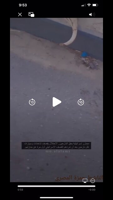 Israel Attacks Civilians Heading South