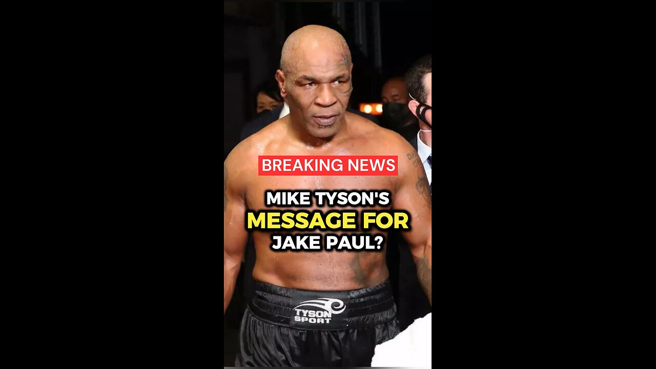 Mike Tyson send a final message to Jake Paul. He better watch his back.