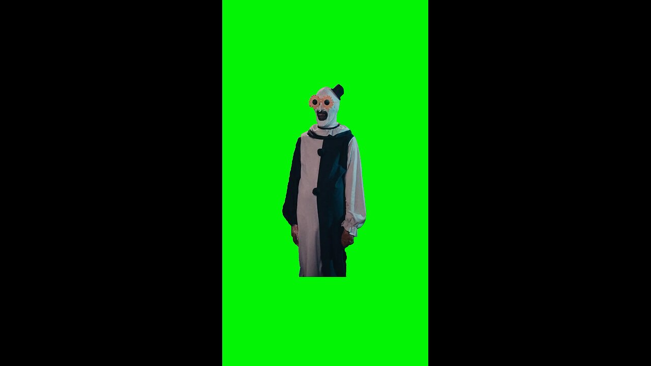 Art the Clown Being Silly | Green Screen