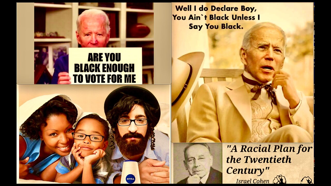 Joe Biden Jews Normalize Negro To Describe Blacks Dark Races Used As Western Racial Tension Weapon