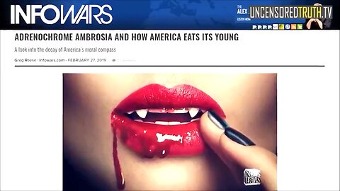 ADRENOCHROME, Everyone Must Know About This! Where Do You Think All The Missing Children Go Every Year??? UNCENSOREDTRUTH.TV