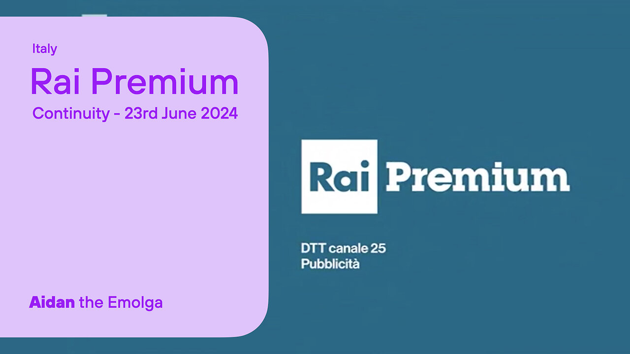 Rai Premium (Italy) - Continuity (23rd June 2024)
