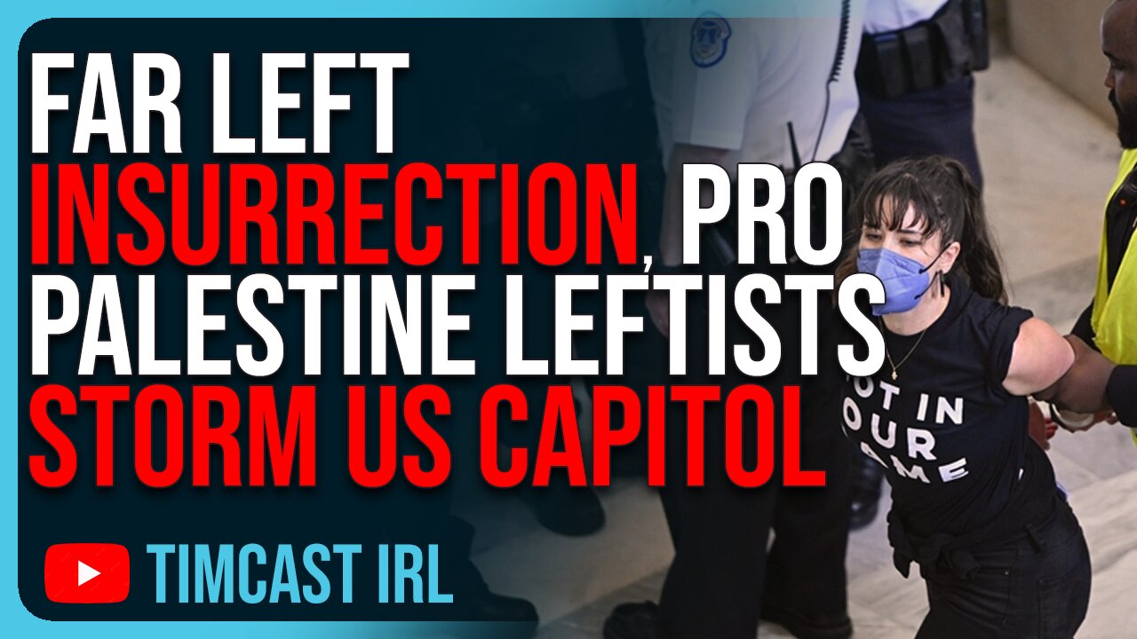 FAR LEFT INSURRECTION, Pro Palestine Leftists STORM US CAPITOL, PROVING Corrupt DOJ