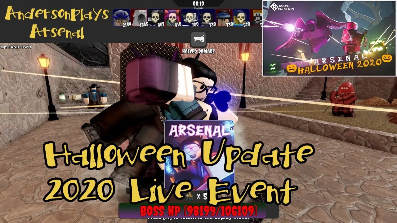 AndersonPlays Roblox Arsenal - Halloween 2020 Update and Live Event