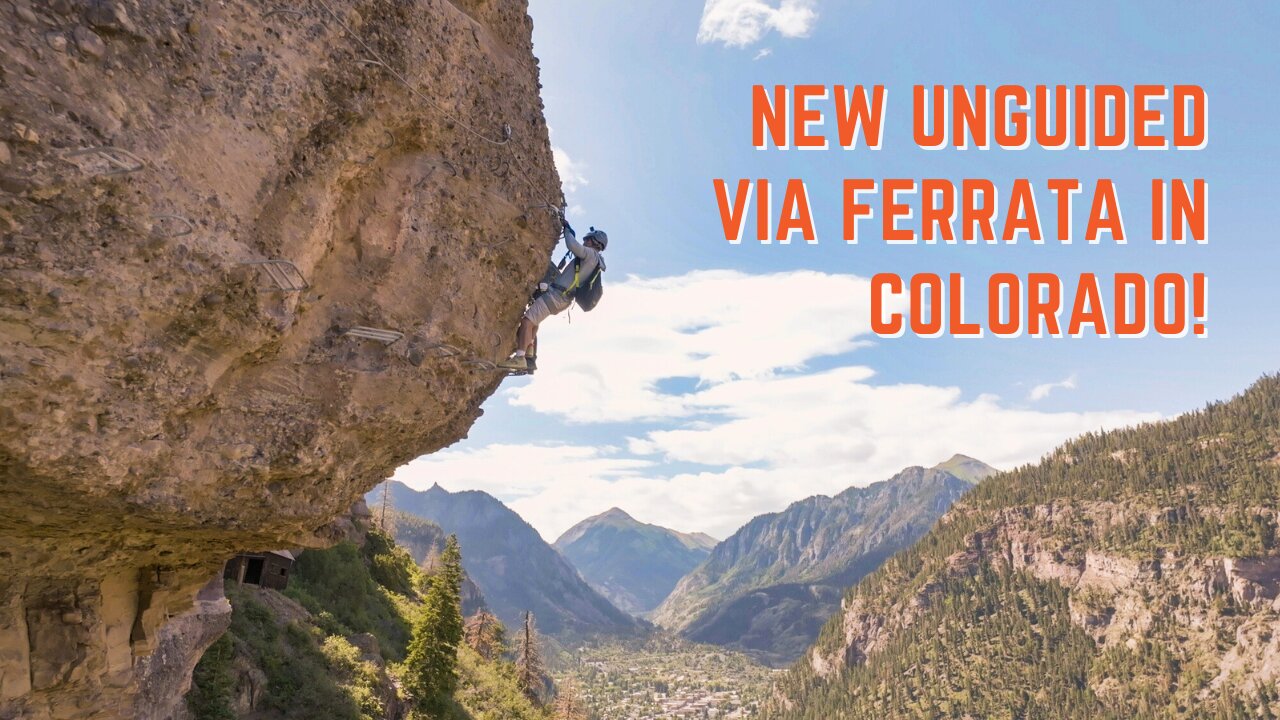 NEW Unguided Via Ferrata Route in Ouray, Colorado!! Gold Mountain Via Ferrata