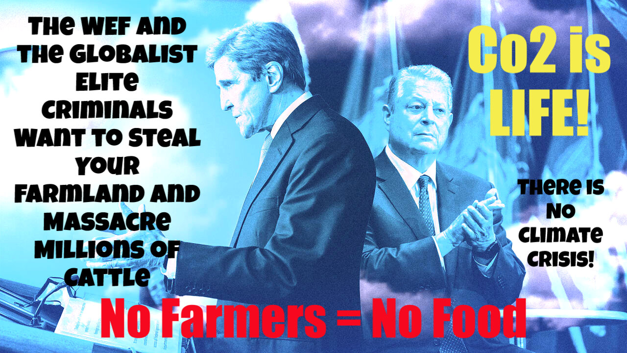 🌎🐂 The Psychopaths at the The World Economic Forum (WEF) Orders the US Govt to Forcibly Seize Farms by 2025 and Burn Millions of Cattle