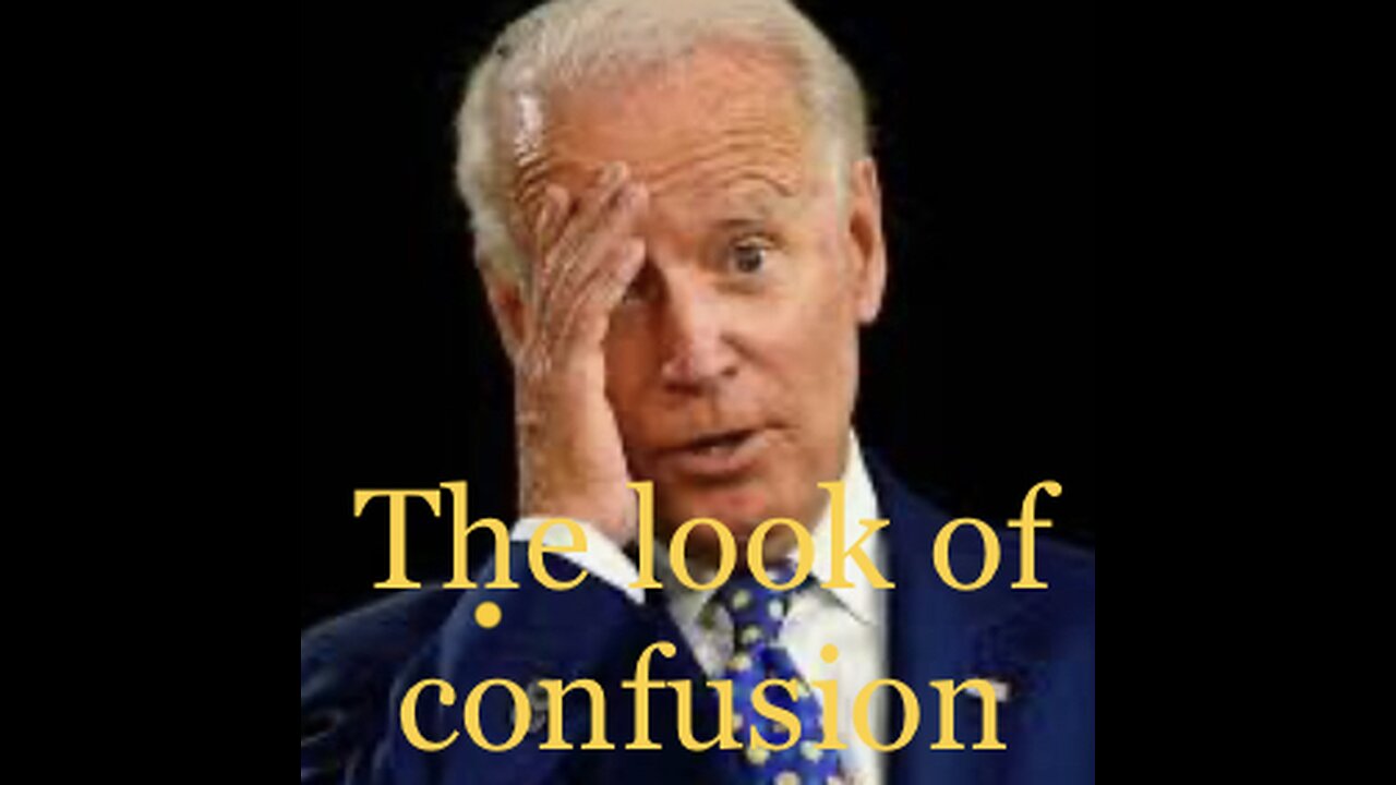 Is Biden’s look of confusion or fear?