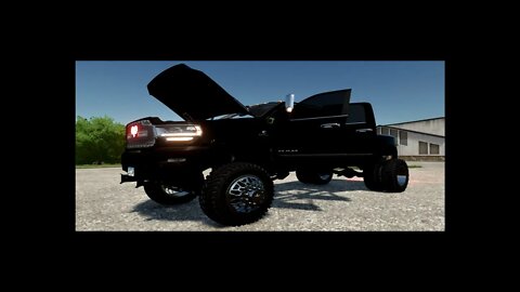 Farming Simulator 22 PC Truck Mod Review Ram 3500 Limited & 1966 C10 by GearWrench Modding & Edits