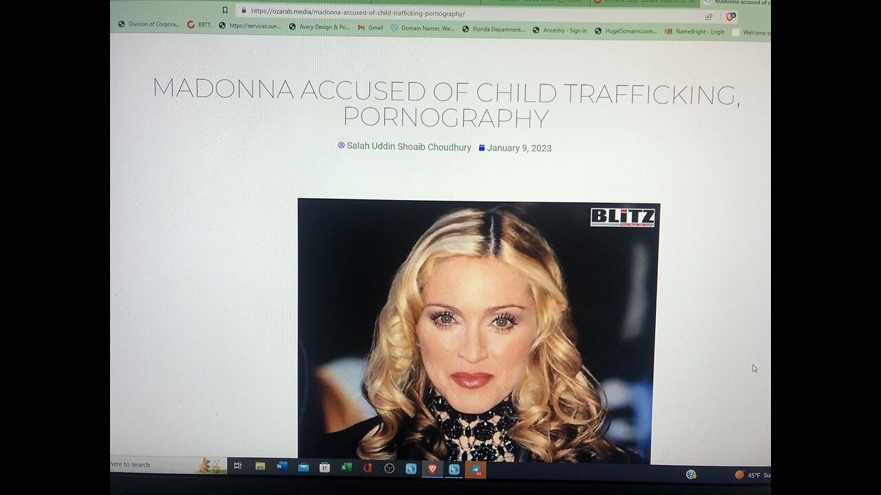 Madonna Arrested and Accused of Child Trafficking, Biden News, Expose Pedo's Stop Pedo's!