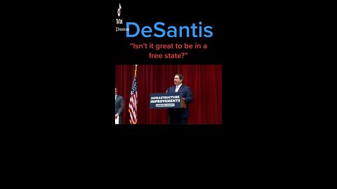 Ron DeSantis: Isn’t it great to be in a free state?
