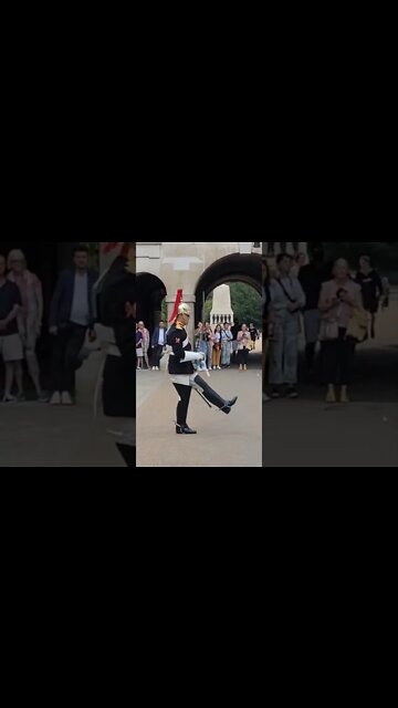 The Queens Guard changing of the guards #horseguardsparade
