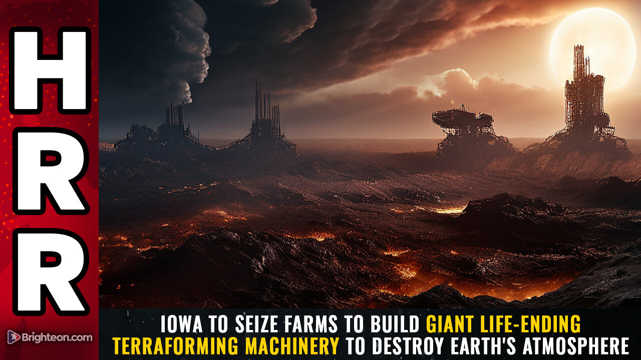 Iowa to SEIZE FARMS to build giant life-ending terraforming machinery...