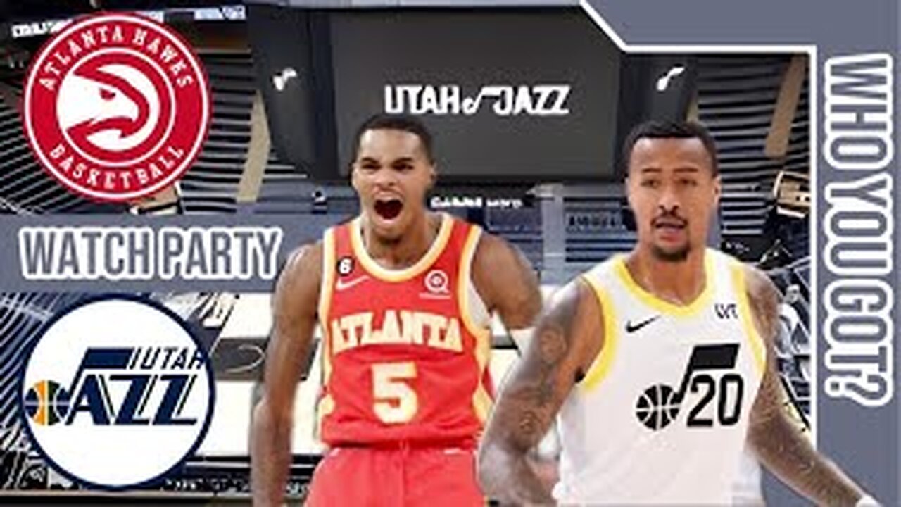 Atlanta Hawks vs Utah Jazz | Live Play by Play/Watch Party Stream | NBA 2023 Game 66