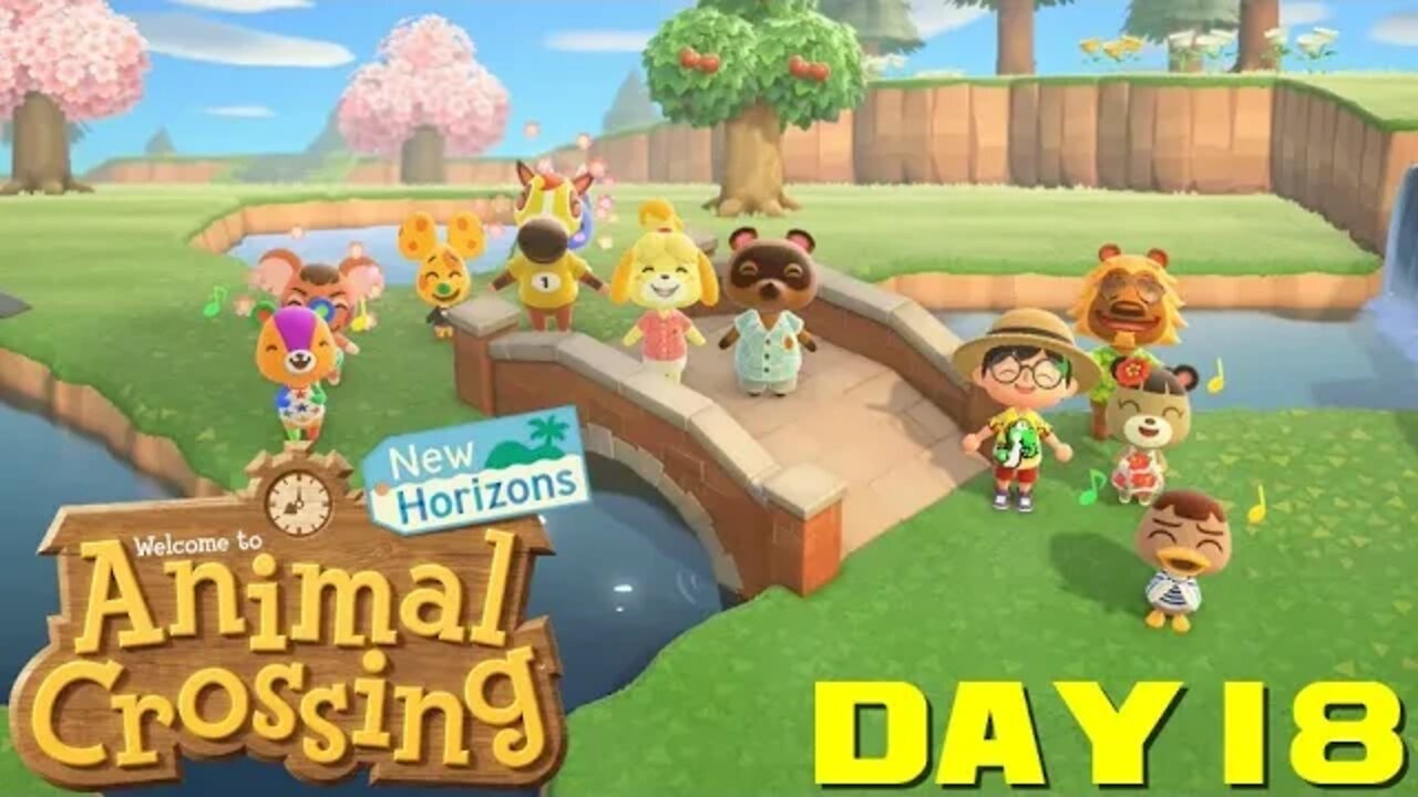 Animal Crossing: New Horizons Day 18 - Nintendo Switch Gameplay 😎Benjamillion