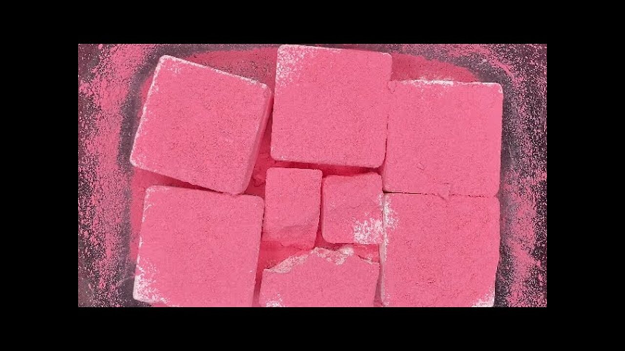 Flakey vibrant crusty dyed gymchalk asmr | asmr gym chalk celebration