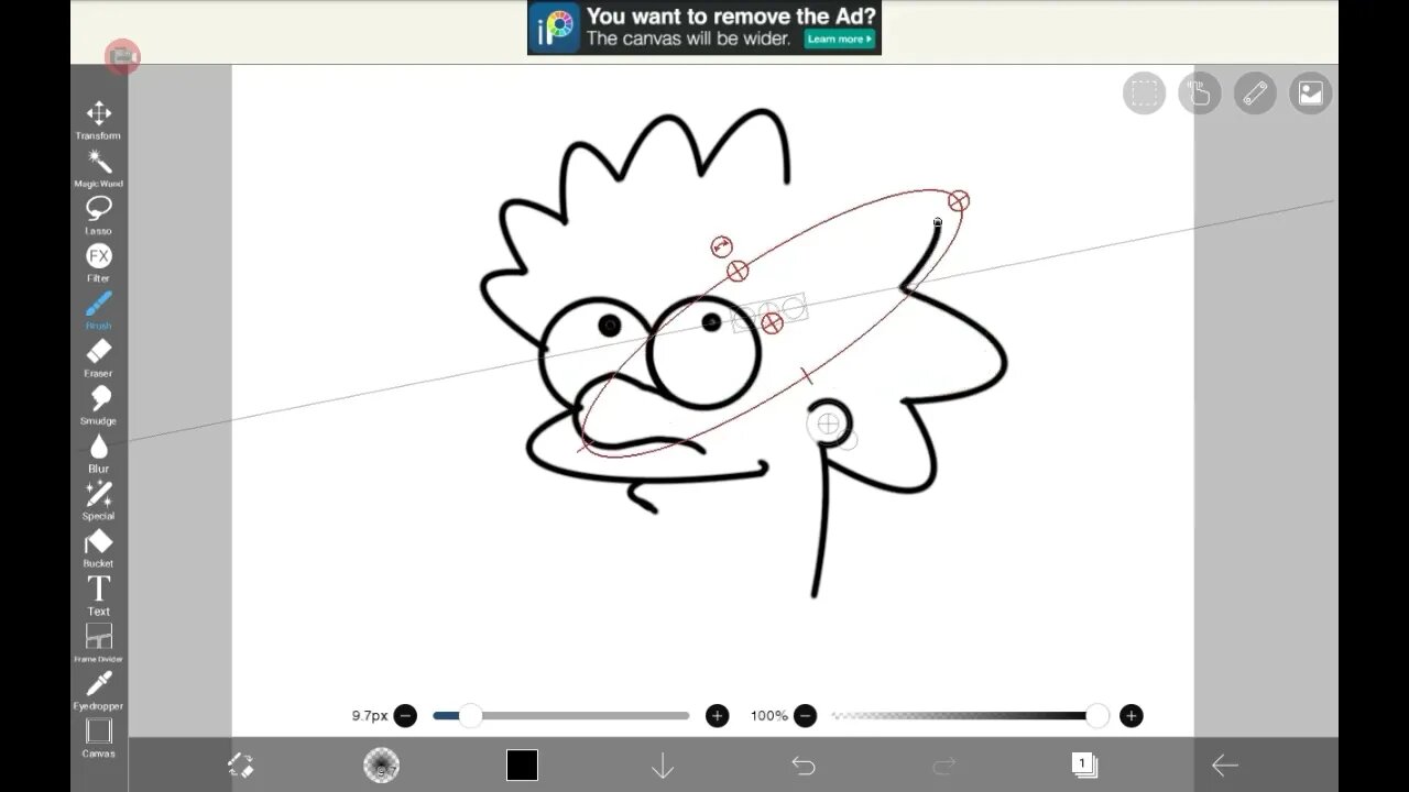 LISA SIMPSON DRAWING IBIS X