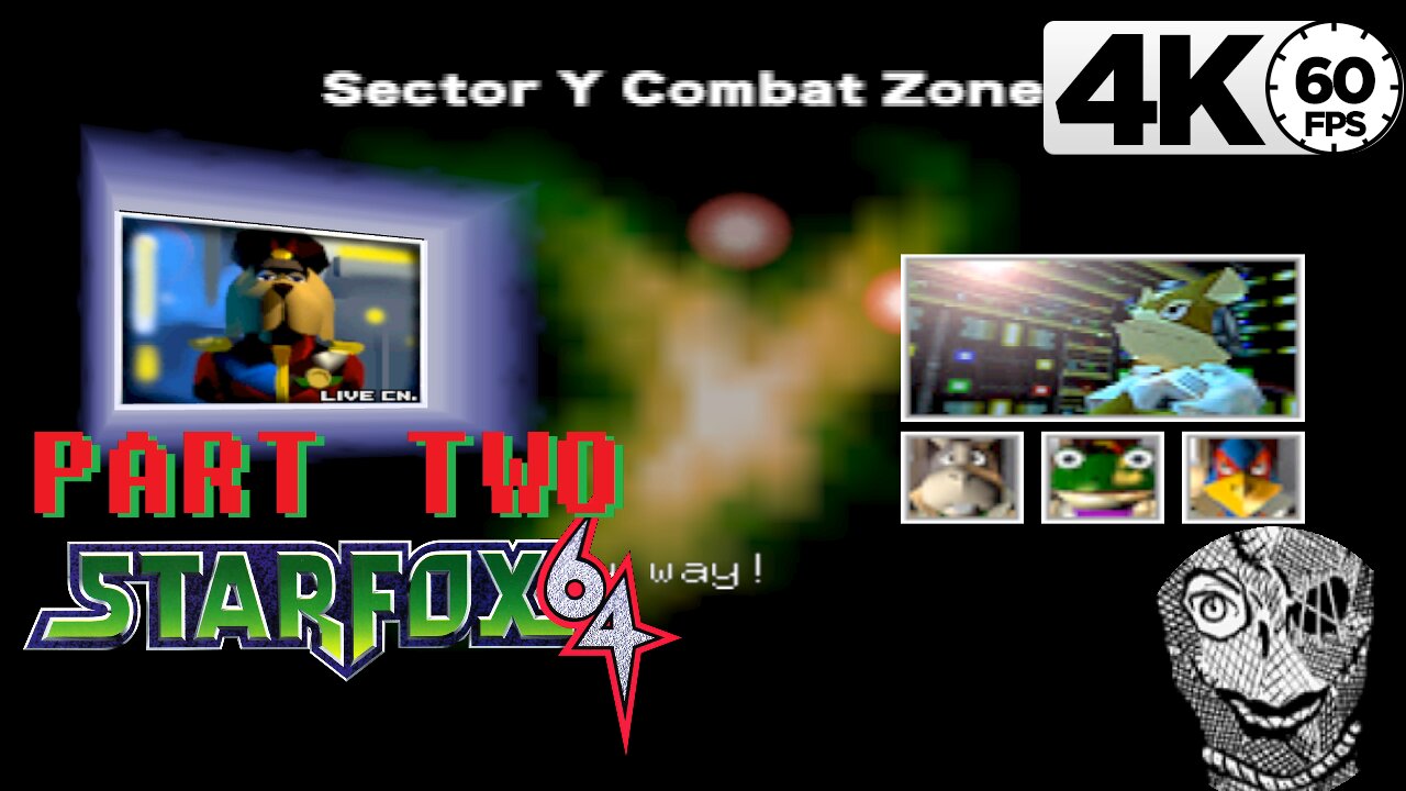 (PART 02) [Sector Y] Star Fox 64 Virtual Console 4k