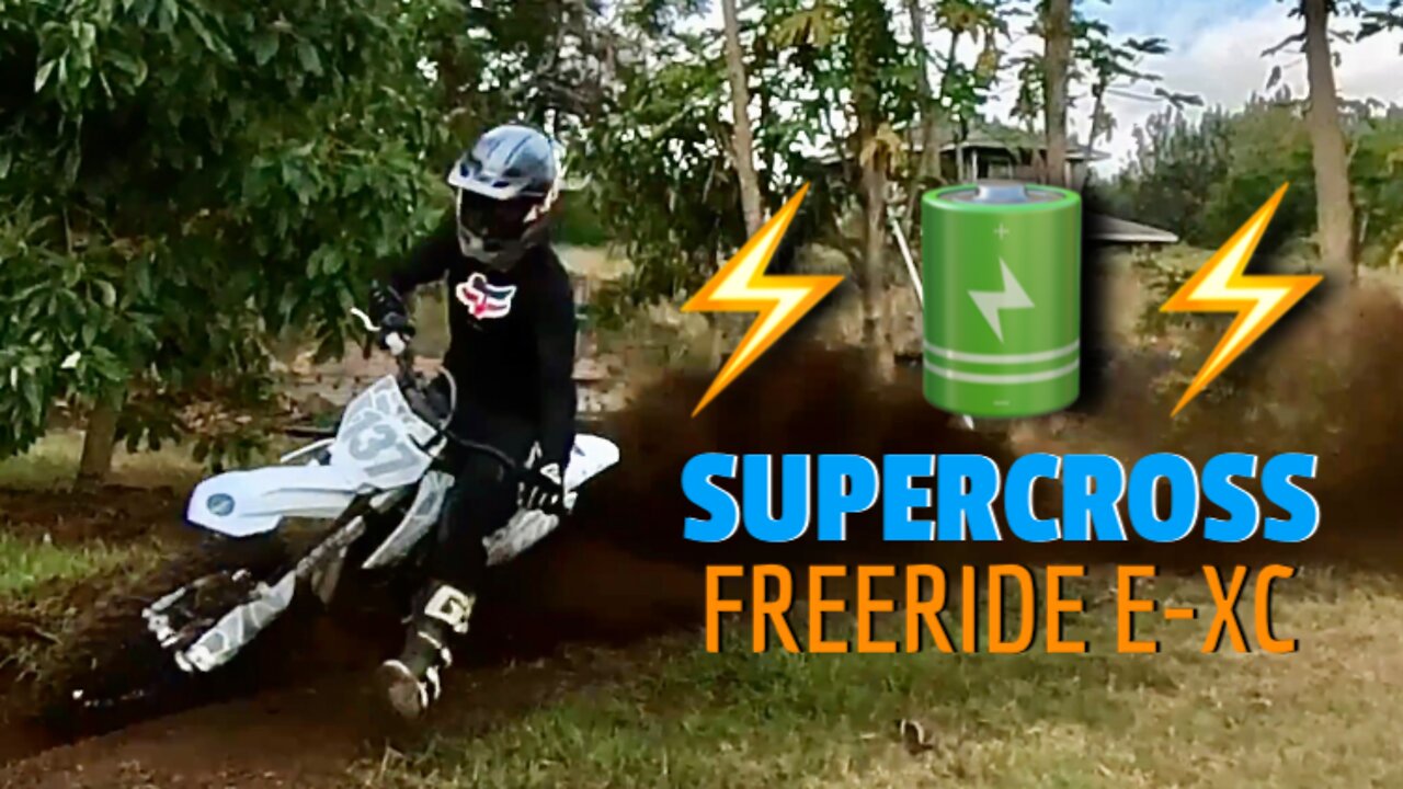 Backyard Supercross - Electric KTM Freeride E-XC