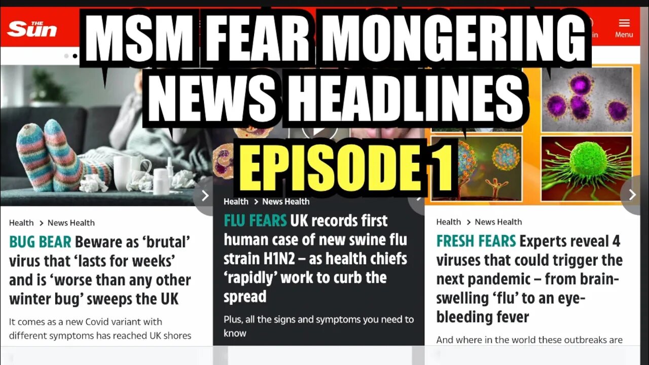 BRITISH TABLOID FEAR MONGERING NEWS HEADLINES | Episode 1