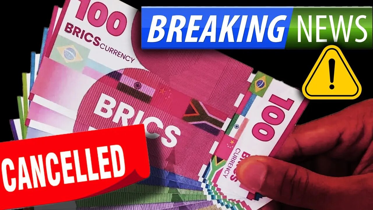 BREAKING NEWS! MAJOR New Development On BRICS Currency! Not Good