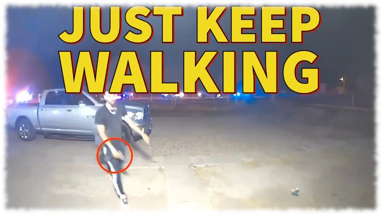 Criminals Need Some Walkin' Too!!