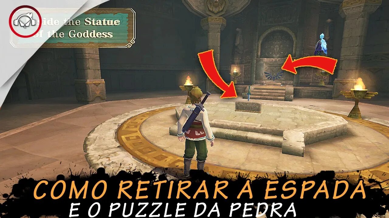 The Legend Of Zelda: Skyward Sword HD, Como Retirar a espada e o puzzle da tabuleta | super dica