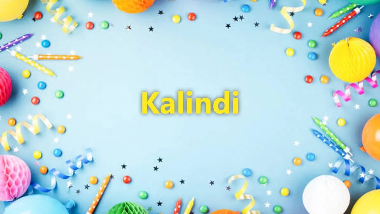 Happy Birthday to Kalindi - Birthday Wish From Birthday Bash