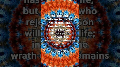 Avoid God’s Wrath! * John 3:36 * Bible Memory Verses