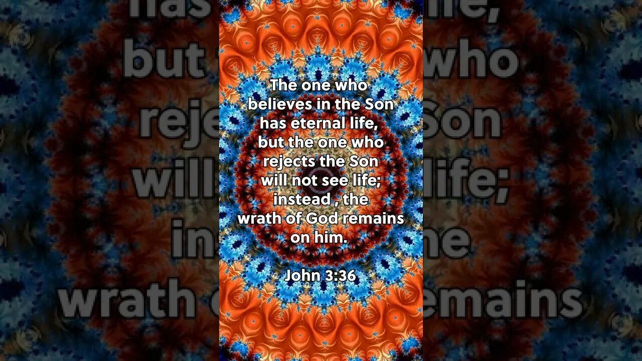 Avoid God’s Wrath! * John 3:36 * Bible Memory Verses