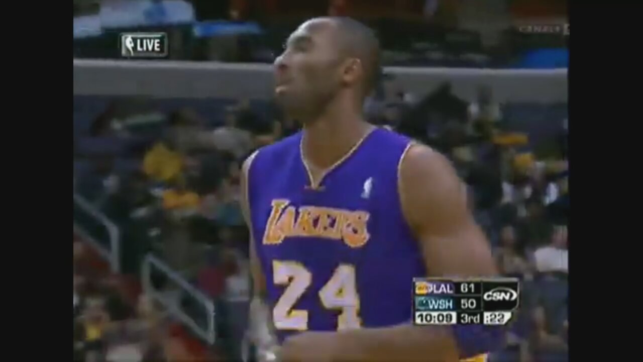 Kobe Bryant 24 Points 4 Ast @ Wizards, 2010-11.