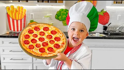 Chris and Mom learn to cook pizza