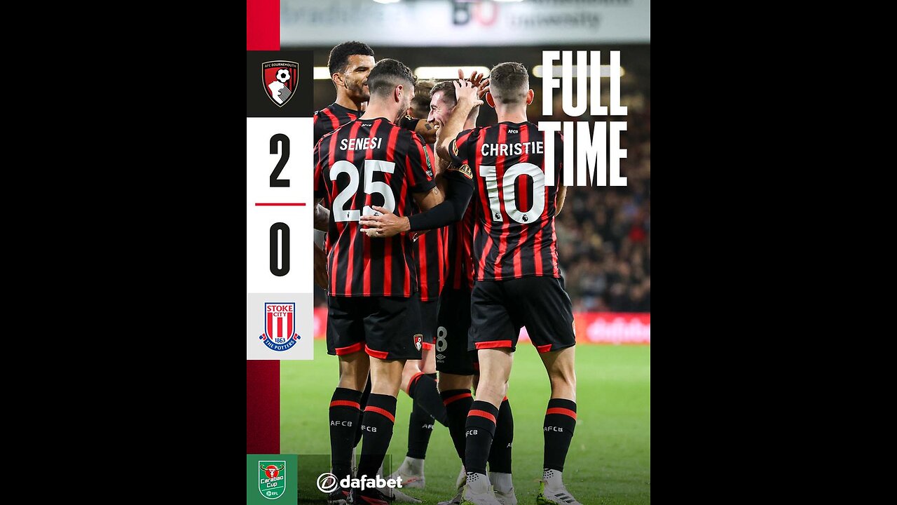 HIGHLIGHTS l Stoke City vs Bournemouth (0-2)