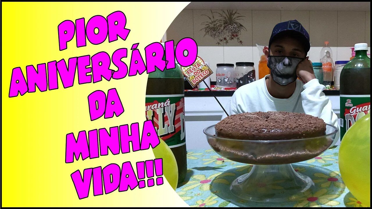 PASSEI MEU ANIVERSÁRIO SOZINHO.......