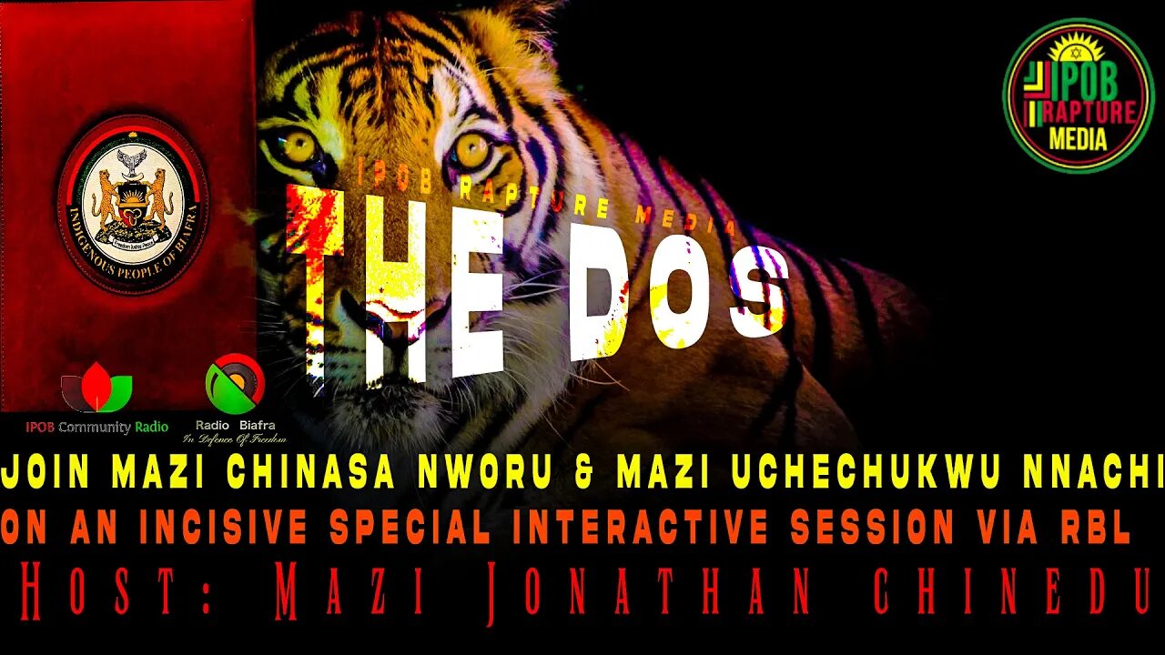 THE DOS: Join Mazi Chinasa & Mazi Nnachi Emergency Interactive Session Via RBL | Aug 12, 2022