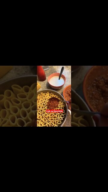 TORTA DE RIGATONI À BOLONHESA 🤩 | Receitas #Shorts