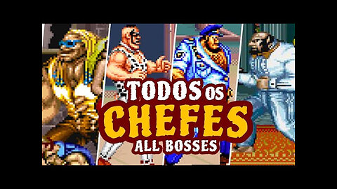 FINAL FIGHT (ARCADE) ALL BOSSES