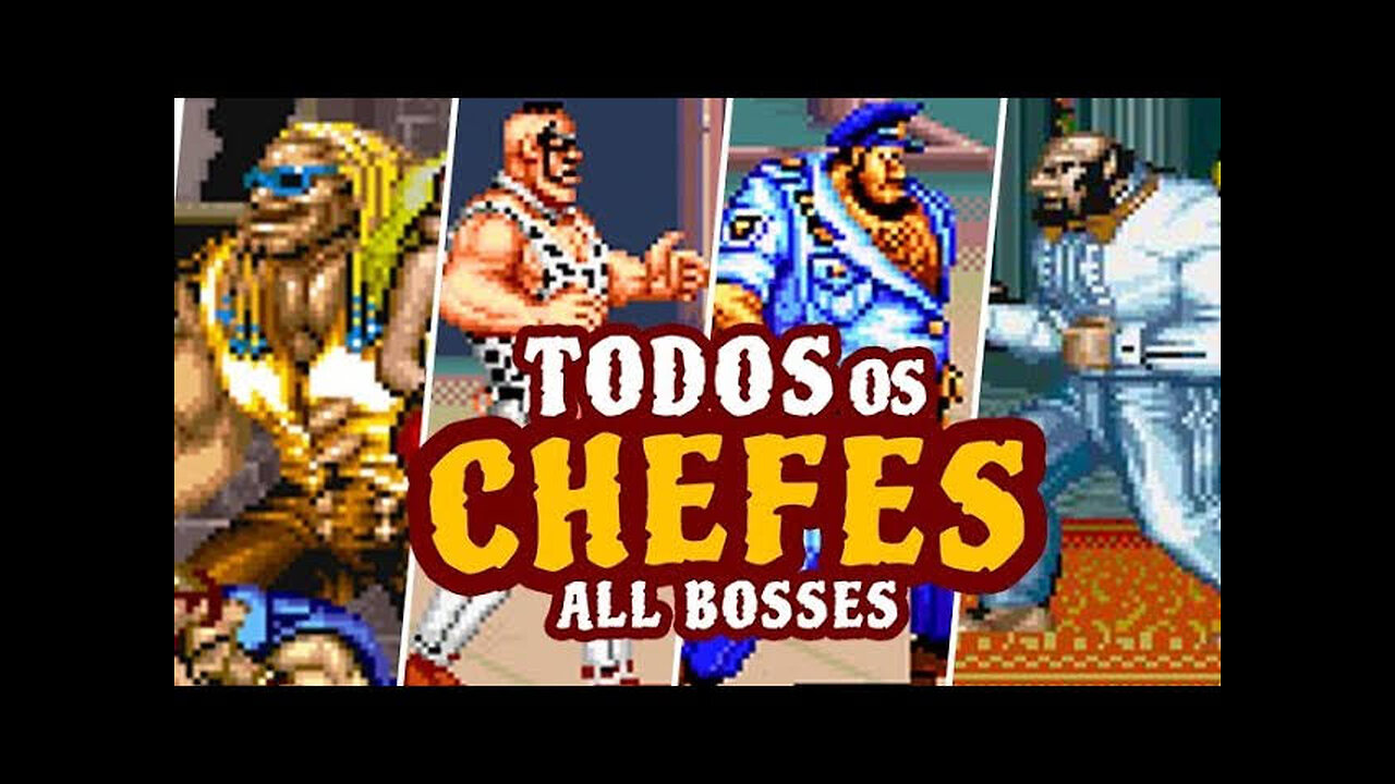 FINAL FIGHT (ARCADE) ALL BOSSES