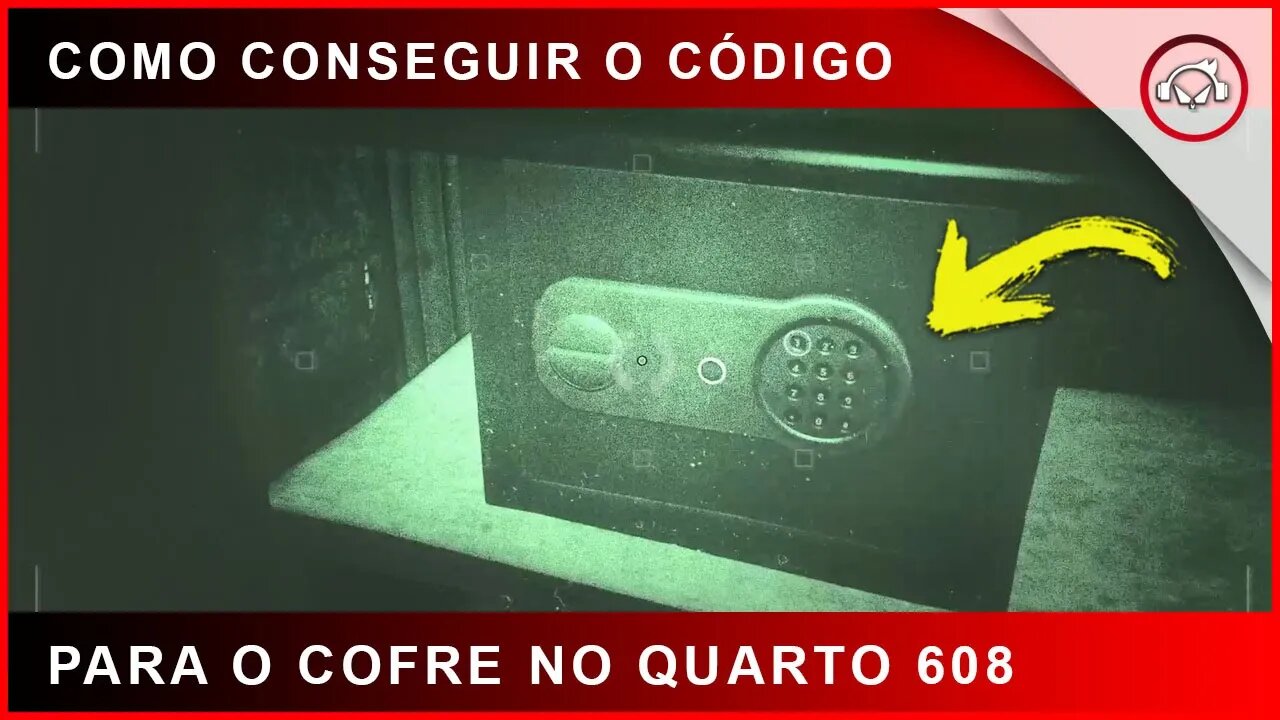 Fobia St Dinfna Hotel, Como conseguir o código para o cofre no quarto 608 (Jogo Brasileiro)