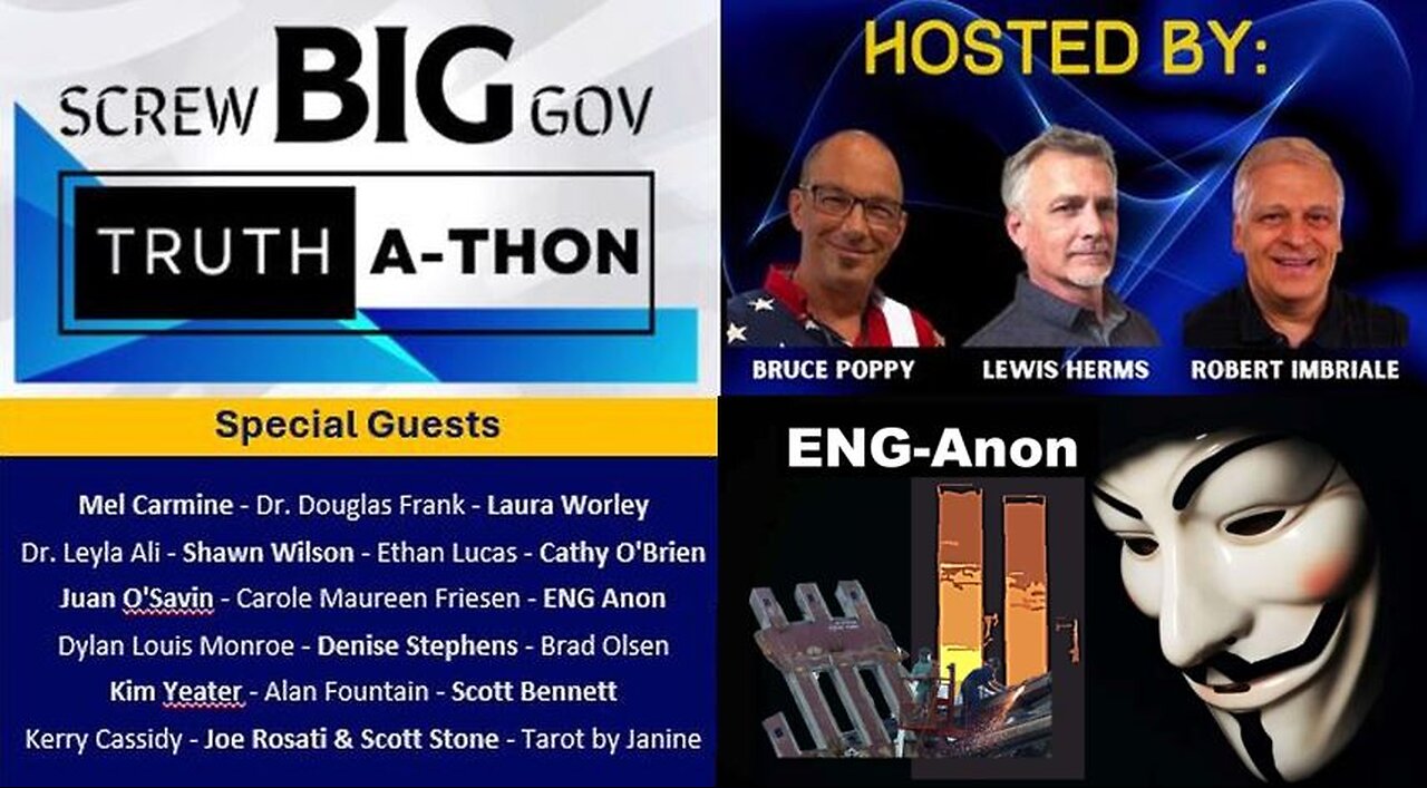 ENG-Anon on TRUTH-A-THON 2024 hosted by Lewis Herms, Bruce Poppy and Robert Imbriale