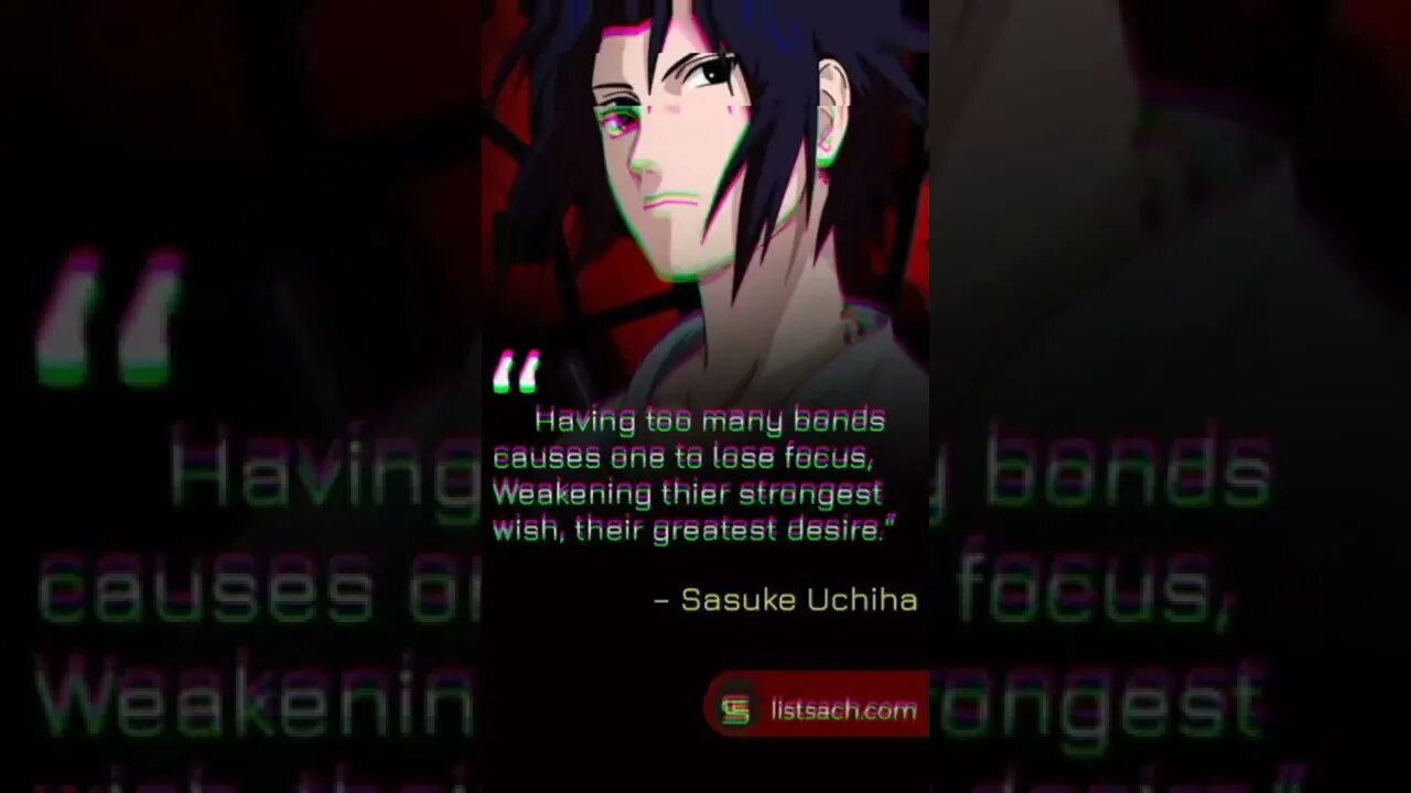 was Sasuke Uchiha right?