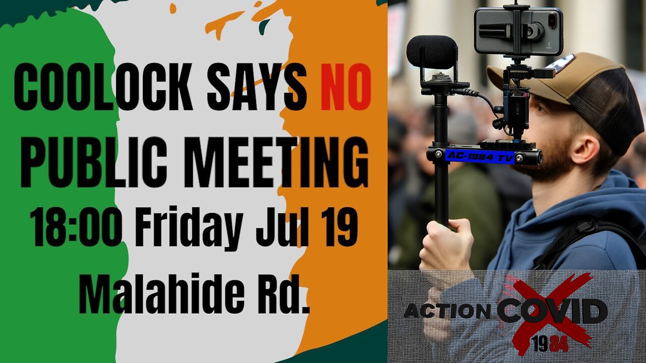 FULL LIVE -Coolock Says NO! - Public Meeting 19 July 2024