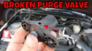 2002 CHEVY S10 XTREME 4.3 V6 EVAP PURGE VALVE SOLENOID REPLACEMENT