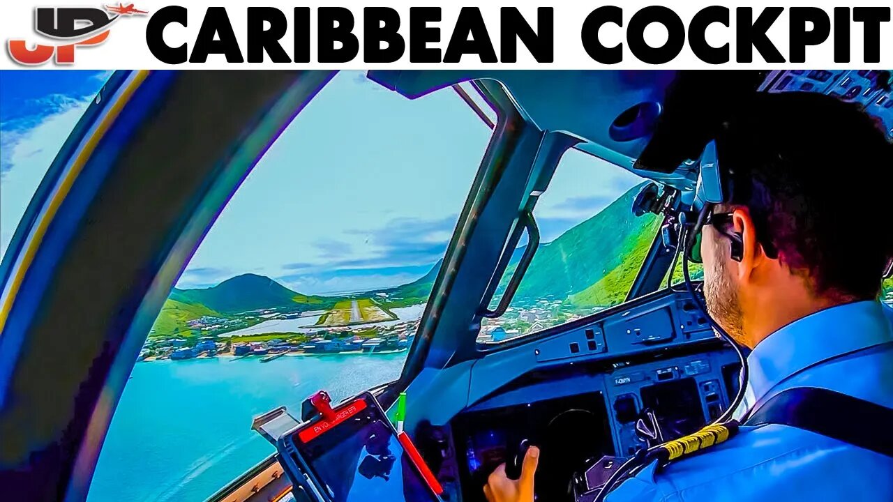 Flying across the Caribbean in the Cockpit with AIR ANTILLES (Trailer)