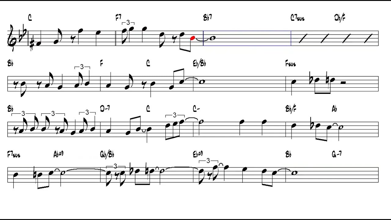 I Can't Give You Anything But Love Jimmy McHugh 1928 Tenor Sax