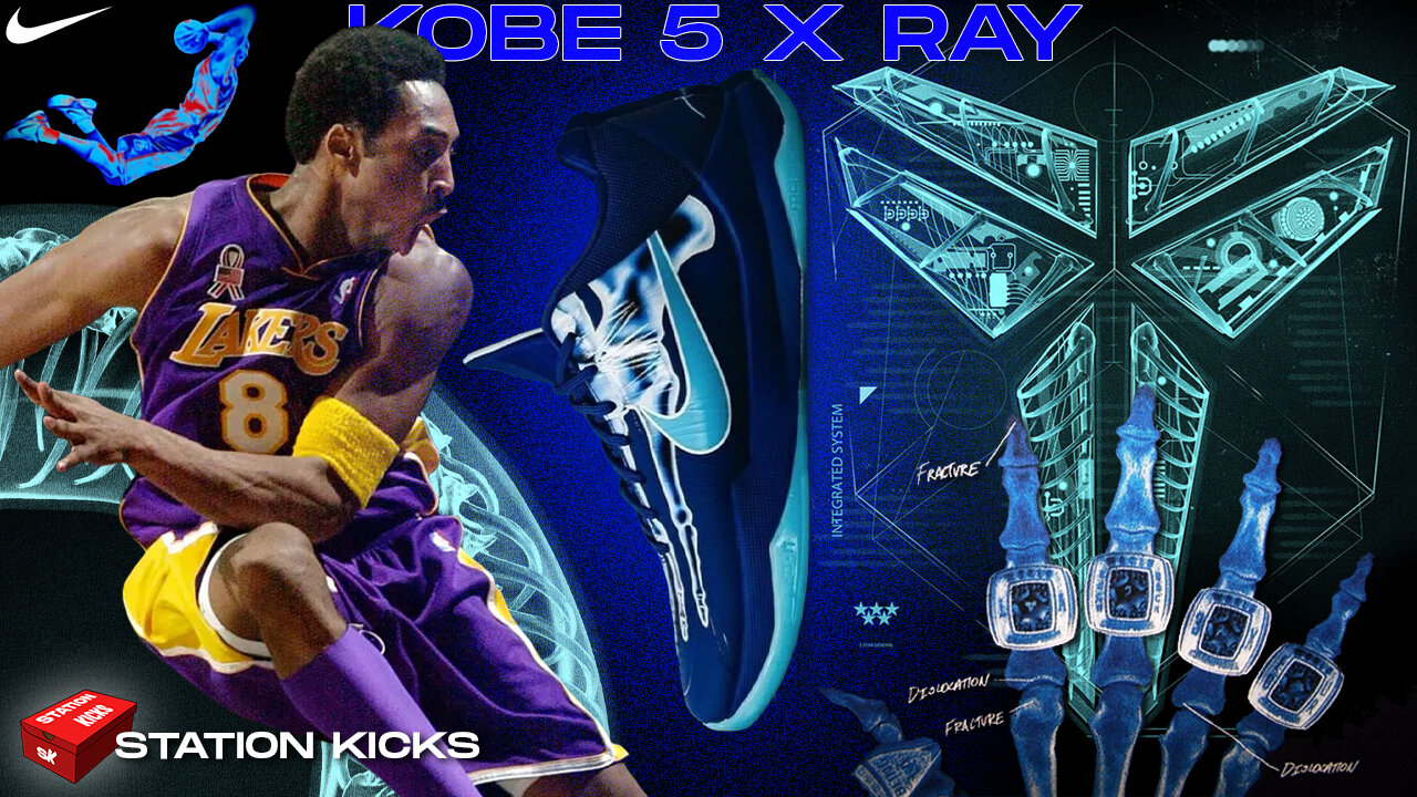 THE «X-RAY» NIKE KOBE 5 WILL RELEASE FOR HALLOWEEN 2024👀