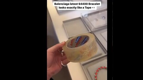 $4400 Packing Tape Braclet! Not A Joke