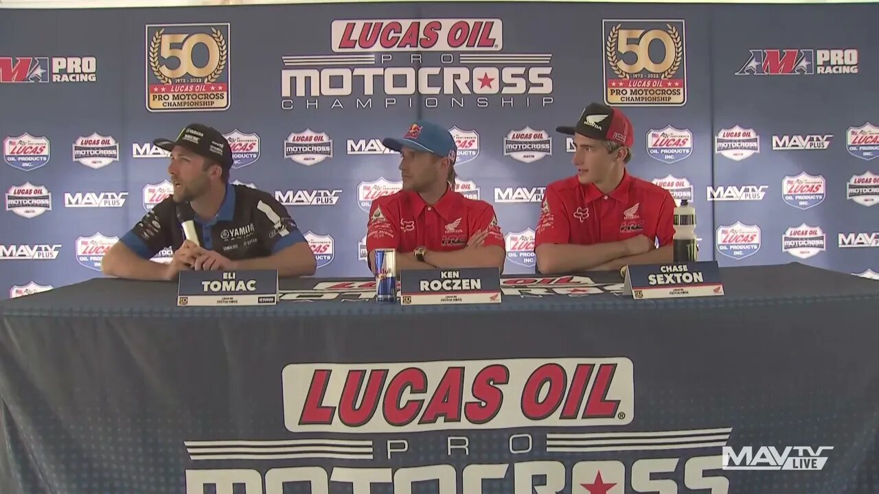 2022 Thunder Valley National - Post Race Press Conference | Pro Motocross